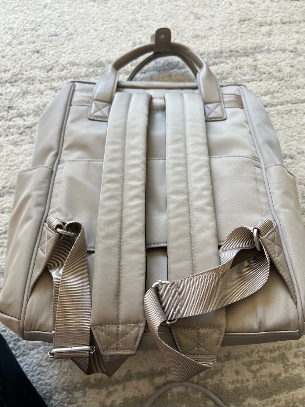 Baggallini Women’s Soho Laptop Taupe Backpack - Picture 5 of 5